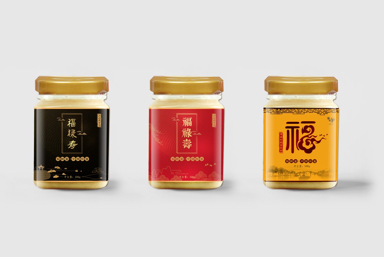 福禄寿蜂蜜包装